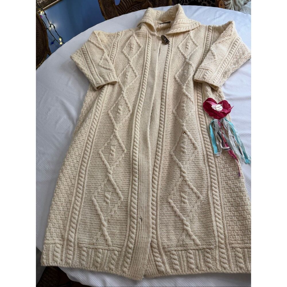 Blarney Woolen Mills Ireland Women’s Vintage Sweater Cardigan Size Medium